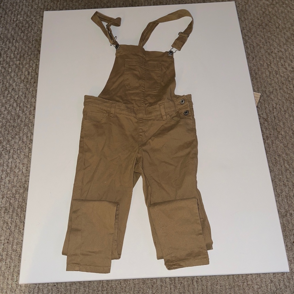 Tan overalls